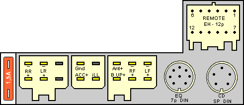National Car Radio Stereo Audio Wiring Diagram Autoradio connector wire